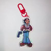 Image 3 of Gordon Freeman + Alyx Vance Epoxy Keychains