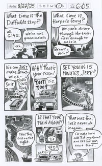 Image 2 of Daily Comic 8/22: Late to the Train