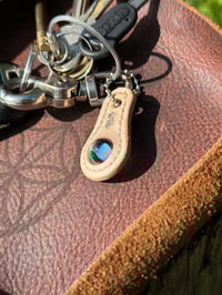 Image 4 of Leather Opal Keychain 6
