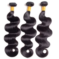 Image 2 of 300G  BODY WAVE HAIR BUNDLES NATURAL COLOR  