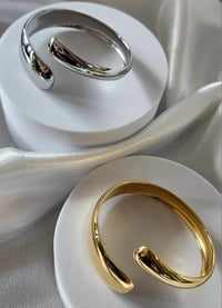 Image 1 of Wrap Cuff Bangle | Gold