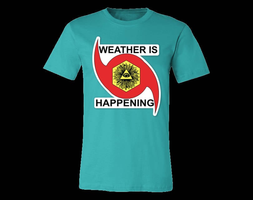 THE WEATHER IS HAPPENING ACOLYTE'S TSHIRT