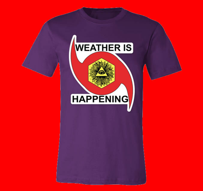 THE WEATHER IS HAPPENING ACOLYTE'S TSHIRT