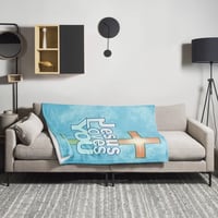 Image 2 of Jesus Loves You Throw Blanket 50x60