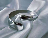 Image 2 of Wrap Cuff Bangle | Silver