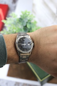 Image 3 of 1960 Rolex Oyster Perpetual Date 1501 - Matte Black, Sigma Dial - With Box -  Automatic Cal. 1570