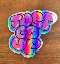 Just Go Up - holo sticker