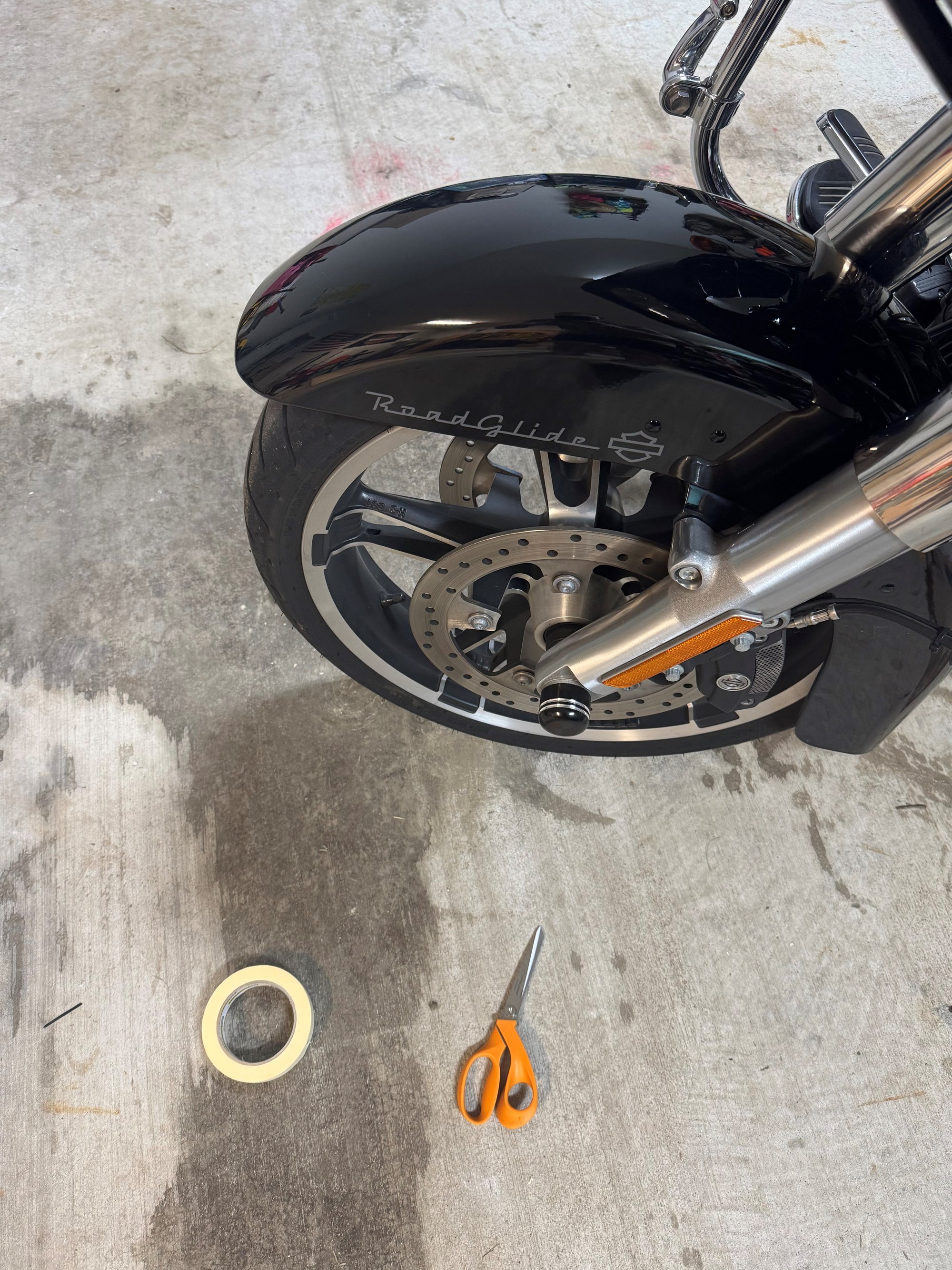Script Road Glide Fairing Script Decals | Gladiator Graphics