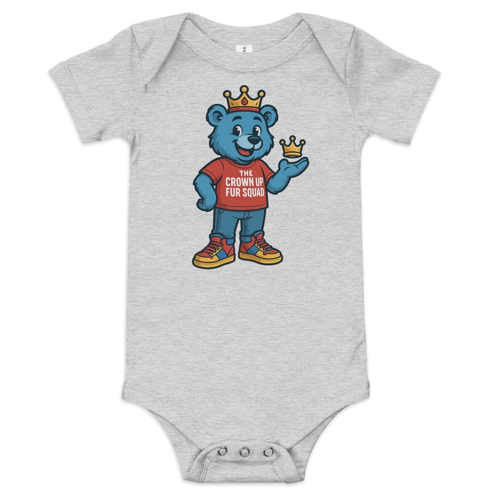 Image of Baby Boy Fur Squad One Piece
