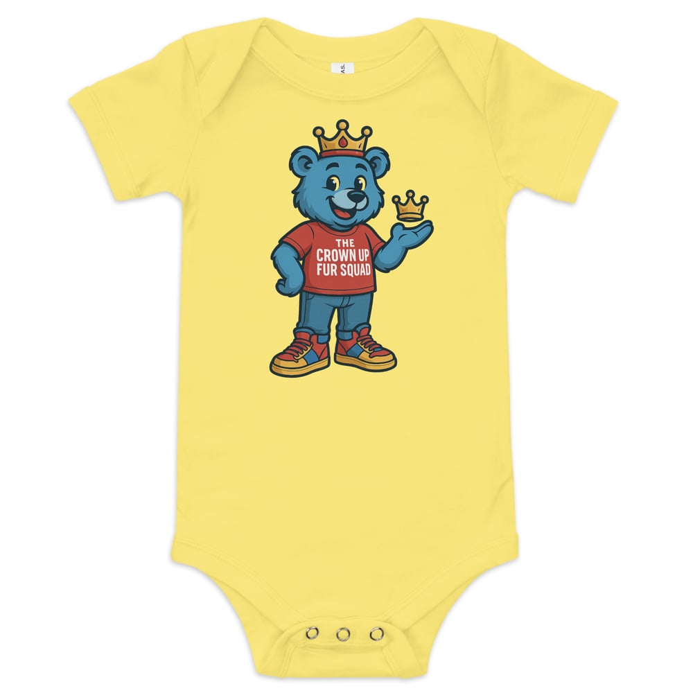 Image of Baby Boy Fur Squad One Piece