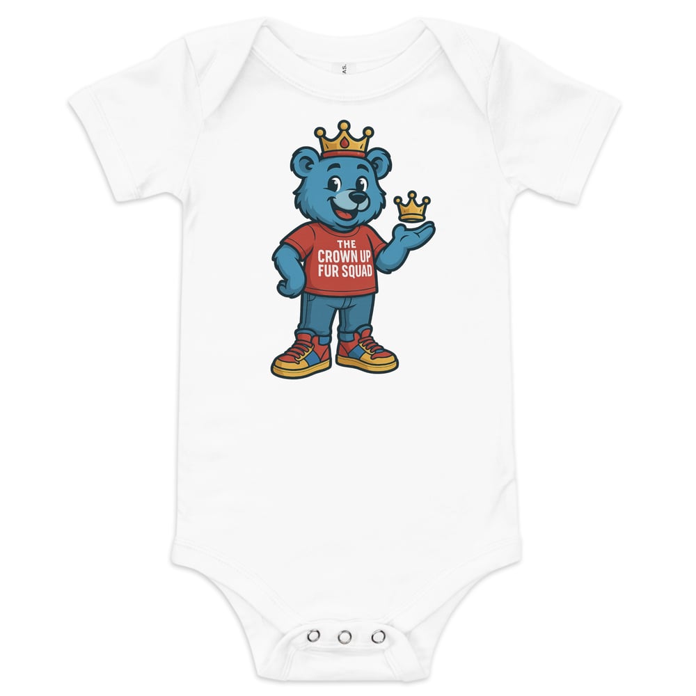 Image of Baby Boy Fur Squad One Piece