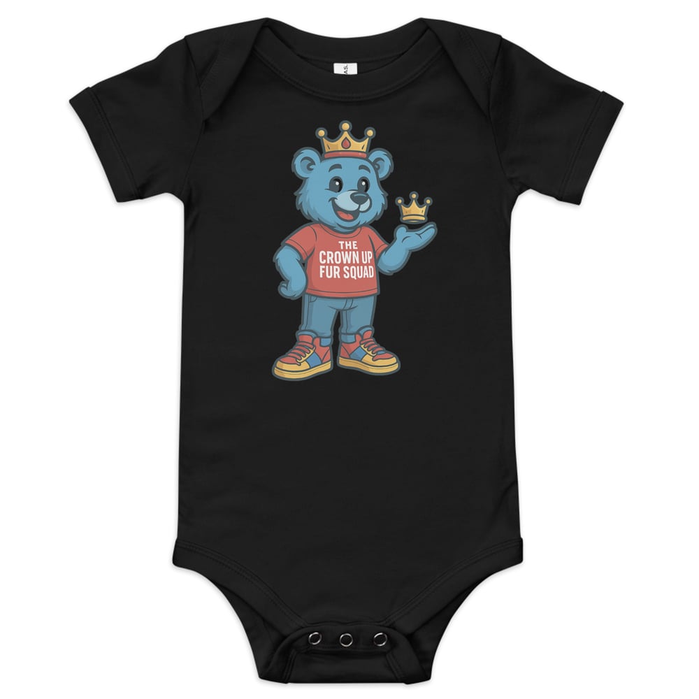 Image of Baby Boy Fur Squad One Piece