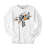 AK Diagram White Longsleeve Tee