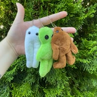 Image 3 of Mothman Plush Keychain