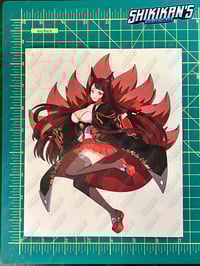 Image 3 of Azur Lane Akagi 8" / Kaga 8" Vinyl Sticker