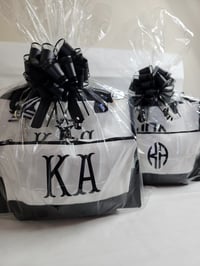 Image 2 of Monogram Tote with Cosmetic Bag