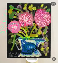 Image 5 of Painted Poseys / on board 