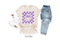 Image 1 of Milford Checkered Smiley Tee