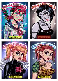 Image 1 of GALAXY PUNK GIRLS Series 1 Trading Cards 