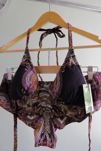 Image 2 of ♲ Amethyst Paisley Bikini Set - L
