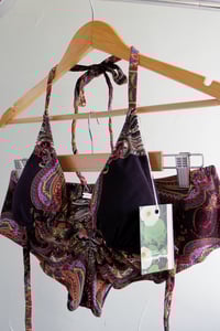 Image 4 of ♲ Amethyst Paisley Bikini Set - L