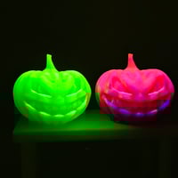 Image 2 of Ickies- neon gmd green/ orange and purp
