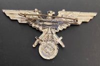 Image 2 of WW2 (Nazi Germany) NSDMB Soldatenbund Tunic Breast Eagle Badge