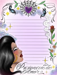 Prisionera De Amor Stationary Sheet 