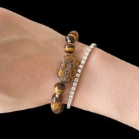 Image 2 of Tigers Eye Energy Bracelet Pixiu (Attracting Riches)