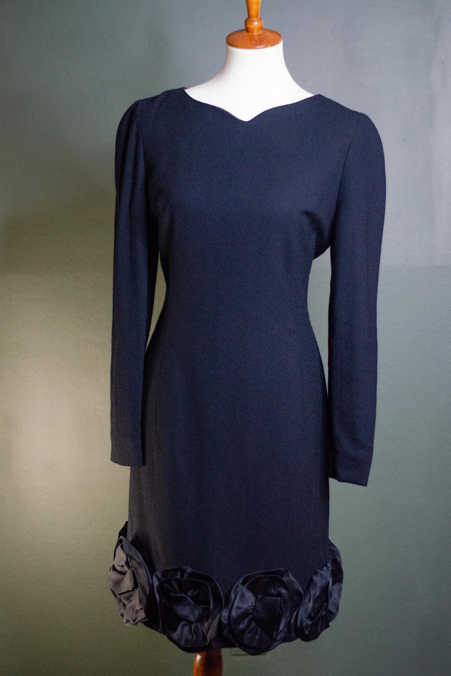 Image of Vintage Carolina Herrera Floral Dress