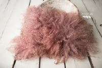 Muted Raspberry Sorbet hand felted fur