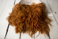 Pumpkin hand felted fur