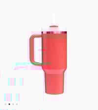 Image 2 of STANLEY™ THE QUENCHER H2.0 FLOWSTATE™ TUMBLER "Hot Coral" | 40 OZ 