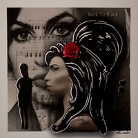 Image 1 of Amy Winehouse 'Back to Black' - Art Print