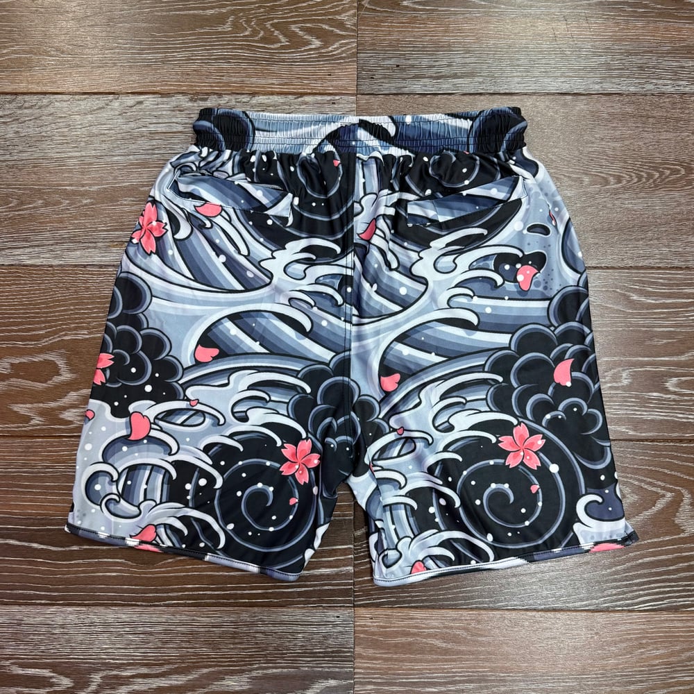 Image of NAMI BLOSSOM MENS DRI FIT SHORTS