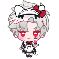 Love & Deepspace Sylus x Sanrio Maid Sticker (Pre-Order)
