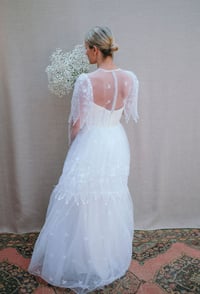 Image 2 of Vintage 60s 70s boho wedding dress