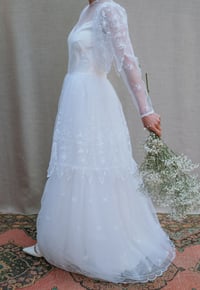 Image 3 of Vintage 60s 70s boho wedding dress
