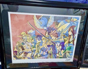 Image of Fairy Tail Guild Japan Exhibition RARE Original Framed Art Piece