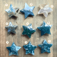 Image 10 of Moss Agate Crystal Star, Crystal Star, Green Moss Agate for gardeners and nature lovers