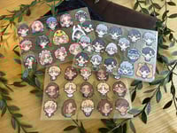 Image 1 of ALNST | Chibi Portraits | Alien Stage ✦ Transparent Sticker Sheets