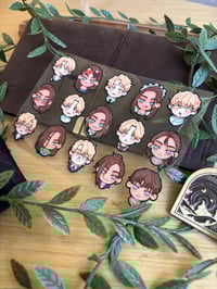 Image 3 of ALNST | Chibi Portraits | Alien Stage ✦ Transparent Sticker Sheets