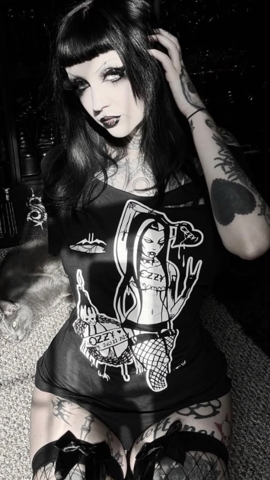 Image of OZZY Memorial tribute  Mens shirt- few leftovers 