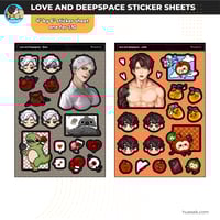 Image 2 of LADS | Love and Deepspace ✦ Sticker Sheets