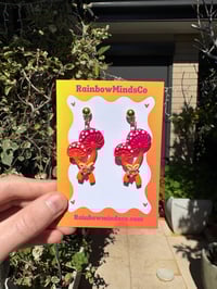 Enchanted grove polymer clay earrings
