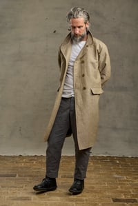 Image 2 of Raglan long Coat - Natural