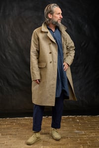 Image 11 of Raglan long Coat - Natural