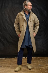 Image 13 of Raglan long Coat - Natural