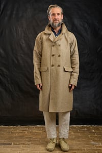 Image 15 of Raglan long Coat - Natural