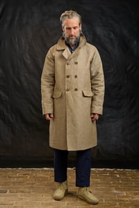Image 18 of Raglan long Coat - Natural